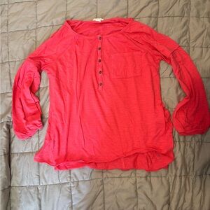 caslon pink long sleeve shirt